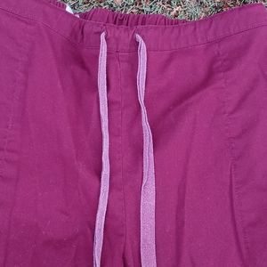 wine colored scrubs